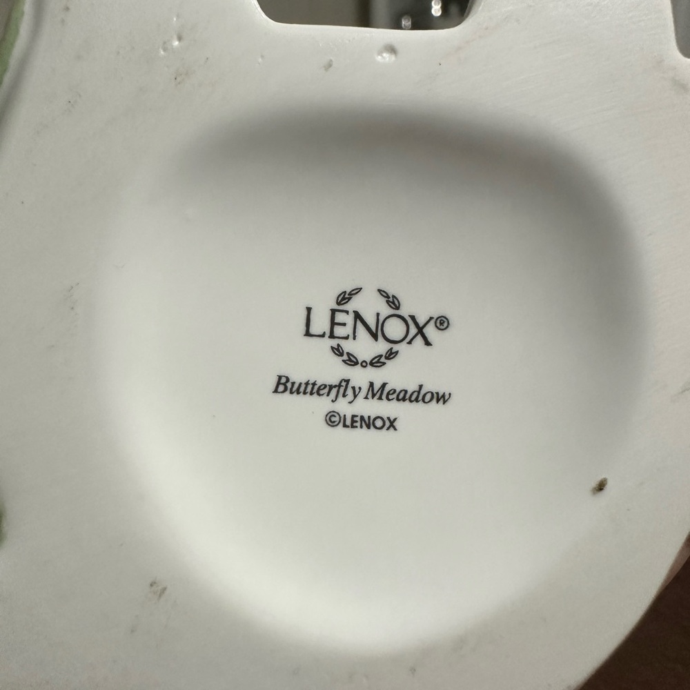 🧡Lenox Butterfly Meadow Porcelain Bunny Sugar Jar🧡 - Picture 8 of 8